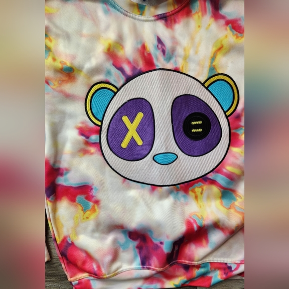 Retro Label Max Panda Tie Dye Watermark Sweatsuit - Picture 9 of 11